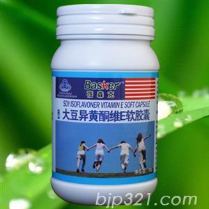 增加骨密度天然雌激素月經不調更年期：藍帽大豆異黃酮維E軟膠囊